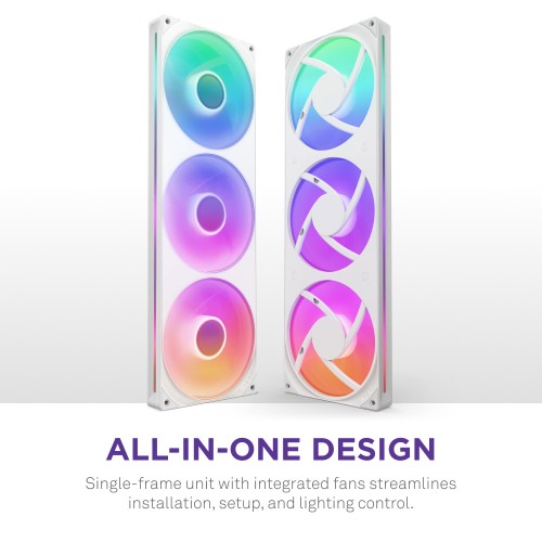 NZXT F420 RGB Core Computer case Fan 14 cm White 1 pc(s)