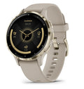 Garmin Venu 3S 3.05 cm (1.2") AMOLED 41 mm Digital 390 x 390 pixels Touchscreen Gold, Grey Wi-Fi GPS (satellite)