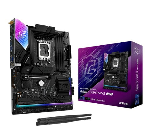 Asrock B860 Lightning WiFi Intel B860 LGA 1851 (Socket V1) ATX