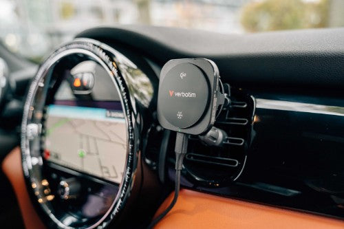 Verbatim Charge 'n' Drive Qi2 Magnetic Wireless Car Charger