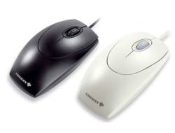 CHERRY WHEELMOUSE OPTICAL Corded Mouse, Black, PS2/USB