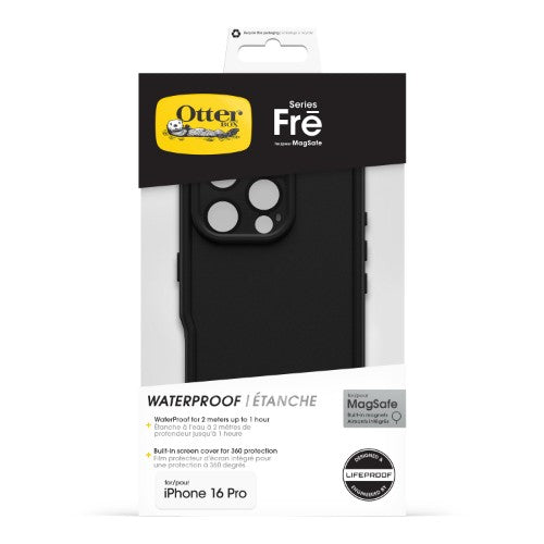 OtterBox Frē Series for MagSafe for Apple iPhone 16 Pro, black