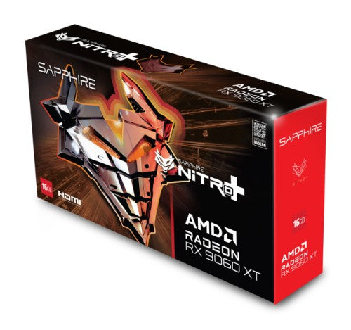 Sapphire NITRO+ AMD Radeon RX 9060 XT GPU 16 GB GDDR6
