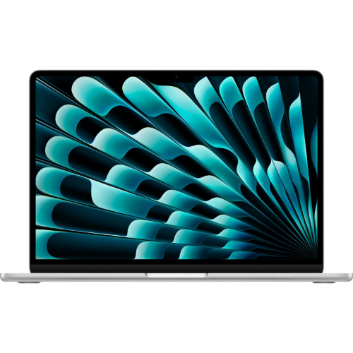 Apple MacBook Air 13-inch : M3 chip with 8-core CPU and 10-core GPU, 24GB, 512GB SSD - Silver