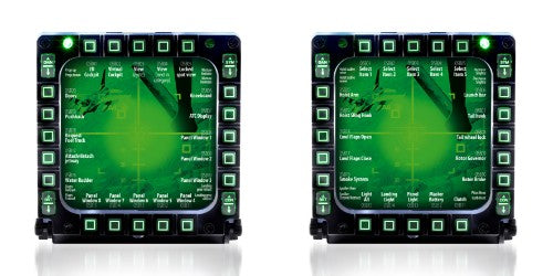 Thrustmaster MFD Cougar Pack Black Joystick PC