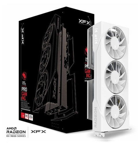 XFX Swift AMD Radeon RX 9060 XT OC White Triple Fan Gaming Edition 16GB