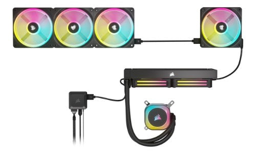 Corsair CUE LINK QX120 RGB Computer case Fan 12 cm Black, White 1 pc(s)