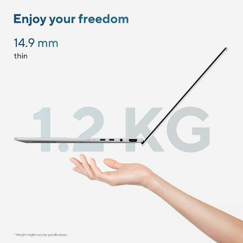 ASUS Zenbook 14 OLED UX3405CA-QL241W Intel Core Ultra 5 225H Laptop 35.6 cm (14") Touchscreen WUXGA 16 GB LPDDR5x-SDRAM 512 GB SSD Wi-Fi 7 (802.11be) Windows 11 Home Blue