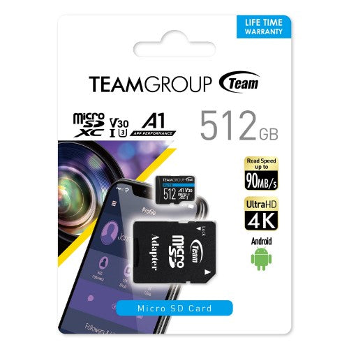 Team Group ELITE A1 512 GB MicroSDXC UHS-I