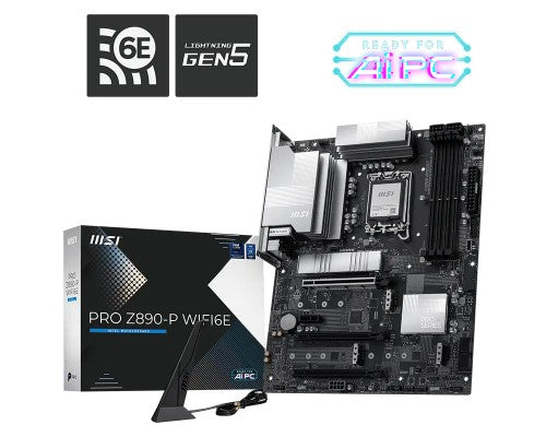 MSI PRO Z890-P WIFI6E motherboard Intel Z890 LGA 1851 (Socket V1) ATX
