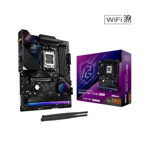Asrock Phantom Gaming B850 Riptide WiFi AMD B850 Socket AM5 ATX