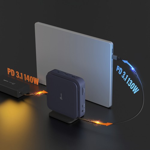 j5create JCD3196 Type-C Dock Dual 4K HDMI™, Black