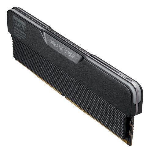 Klevv 32GB (2X16GB) 6400MHz CL30 DDR5 GAMING RAM MODULE 30-38-38-78 1.35V URBANE V RGB BLACK KIT