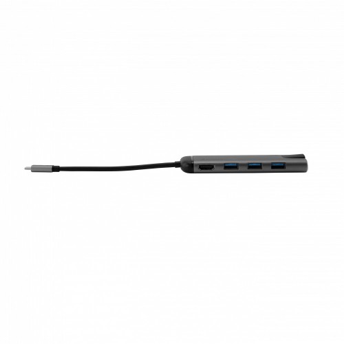 Verbatim 49142 laptop dock/port replicator USB 3.2 Gen 1 (3.1 Gen 1) Type-C Black, Silver