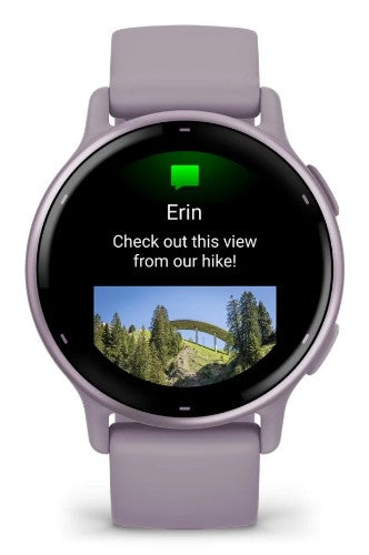 Garmin Vivoactive 5 3.05 cm (1.2") AMOLED Digital 390 x 390 pixels Touchscreen Violet Wi-Fi GPS (satellite)