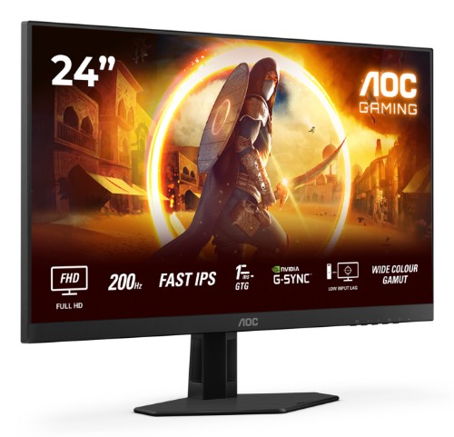 AOC G4 24G4HRE computer monitor 60.5 cm (23.8") 1920 x 1080 pixels Full HD LED Black, Red