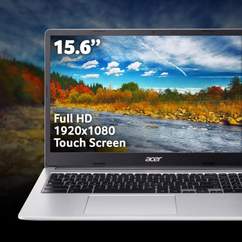 Acer Chromebook 315 CB315-4HT - Intel Celeron N4500 8GB 128GB eMMC 15.6" Full HD Touchscreen Chrome OS Silver