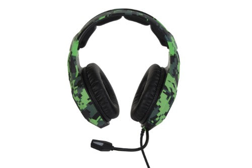 SureFire Skirmish Headset Wired Head-band Gaming USB Type-A Black, Camouflage, Green