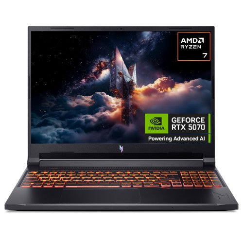 Acer Nitro V 16 V16 AI ANV16-42 - AMD Ryzen 7 260, 16GB, 1TB SSD, NVIDIA GeForce RTX 5070, 16" WUXGA, Windows 11 Gaming Laptop