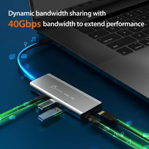 j5create JCD403 USB4® 8K Multi-Port Hub
