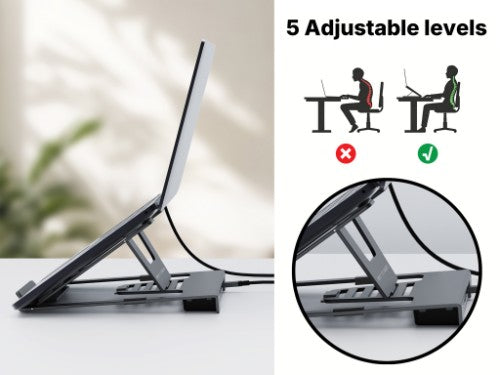 Sandberg USB-C 8in1 Laptop Stand Dock