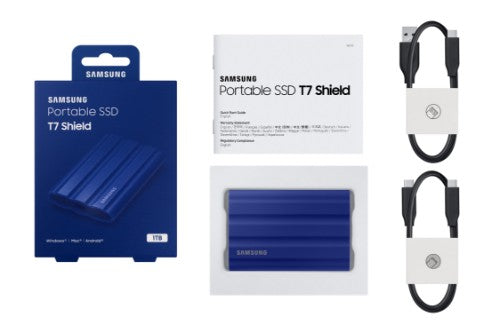 Samsung MU-PE2T0R 2 TB USB Type-C 3.2 Gen 2 (3.1 Gen 2) Blue