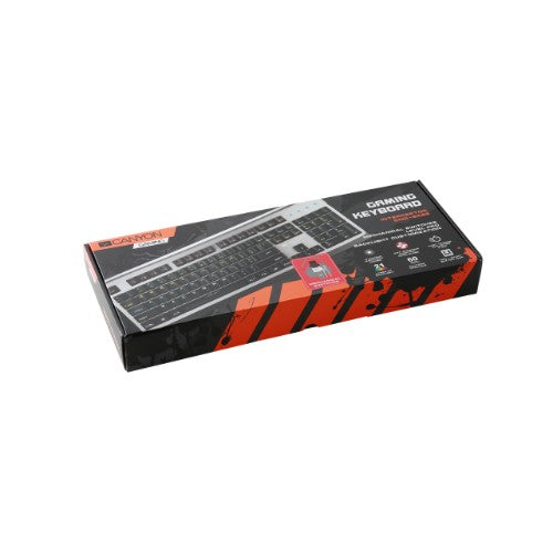 Canyon Interceptor keyboard Gaming USB QWERTY US English Grey