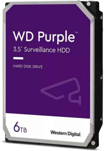 Western Digital Purple internal hard drive 6 TB 5400 RPM 256 MB 3.5" Serial ATA III