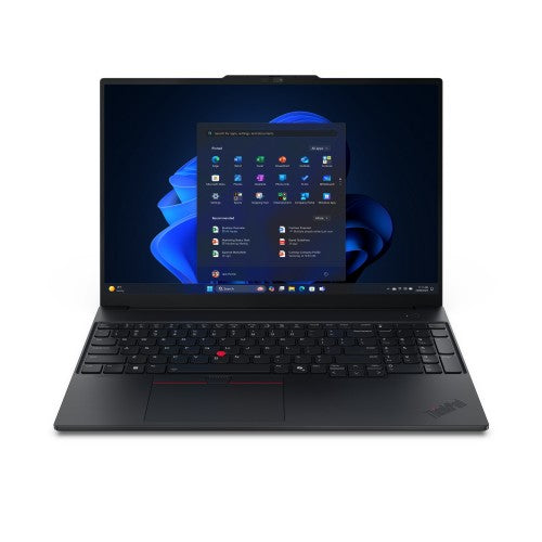 Lenovo ThinkPad E16 Gen 3 (Intel) Copilot+ PC Intel Core Ultra 5 226V Laptop 40.6 cm (16") WUXGA 16 GB LPDDR5x-SDRAM 512 GB SSD Wi-Fi 6E (802.11ax) Windows 11 Pro German Black