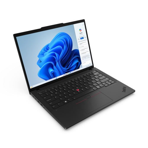 Lenovo ThinkPad T14 Gen 5 (Intel) Intel Core Ultra 7 155U Laptop 35.6 cm (14") WUXGA 16 GB DDR5-SDRAM 512 GB SSD Wi-Fi 6E (802.11ax) Windows 11 Pro UK English Black