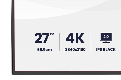 iiyama PROGRAPHIC HB2701UHSNP-B1 computer monitor 68.6 cm (27") 3840 x 2160 pixels 4K Ultra HD LCD Black