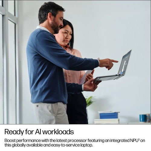HP EliteBook 6 G1i AI PC Intel Core Ultra 5 225U Laptop 40.6 cm (16") WUXGA 16 GB DDR5-SDRAM 512 GB SSD Wi-Fi 6E (802.11ax) Windows 11 Pro Silver