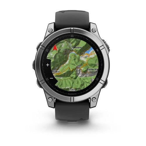 Garmin Fenix E 3.3 cm (1.3") AMOLED 47 mm Digital 416 x 416 pixels Touchscreen Stainless steel Wi-Fi GPS (satellite)