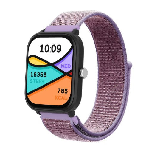 Entity AERO LILAC NYLON STRAP 5.11 cm (2.01") TFT 48.7 mm Digital 240 x 296 pixels Touchscreen Black