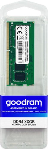 Goodram GR3200S464L22/32G memory module 32 GB 1 x 32 GB DDR4 288-pin DIMM
