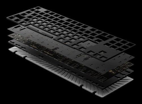 HYTE Keeb TKL keyboard Universal USB QWERTY English Black