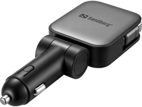 Sandberg Car Charger 3in1 72W FlexCable