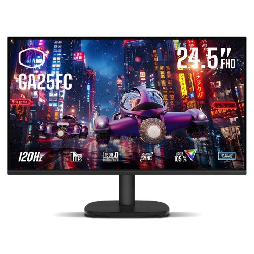 Cooler Master Gaming GA25FC computer monitor 62.2 cm (24.5") 1920 x 1080 pixels Full HD Black