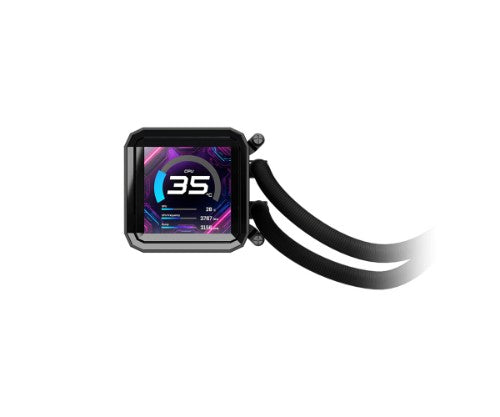 Asrock Phantom Gaming 360 LCD Processor Liquid cooling kit 12 cm Black