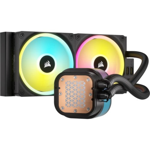 Corsair CW-9061007-WW computer cooling system Processor Air cooler 12 cm Black 2 pc(s)