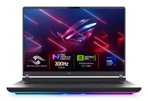 ASUS ROG Strix G16 G615LW-TS262W Intel Core Ultra 9 290HX Plus Laptop 40.6 cm (16") WQXGA 32 GB DDR5-SDRAM 1 TB SSD NVIDIA GeForce RTX 5080 Wi-Fi 7 (802.11be) Windows 11 Home Black, Grey
