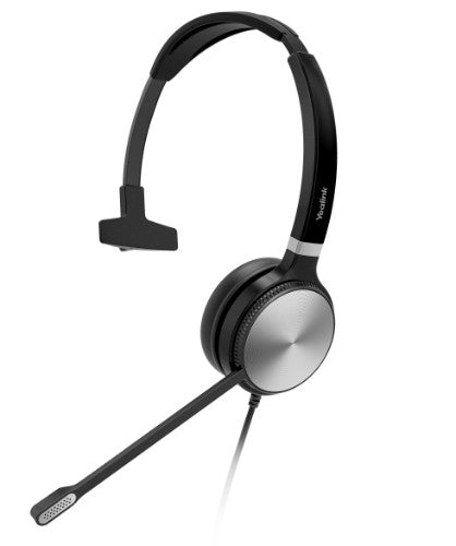 Yealink YHS36 Headset Wired Head-band Office/Call center Black, Silver