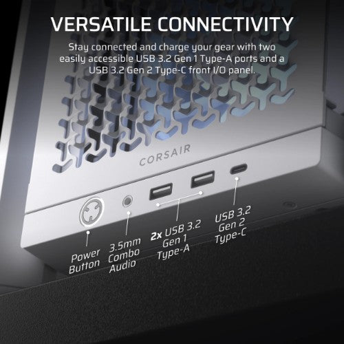 Corsair FRAME 4000D RS ARGB Midi Tower White