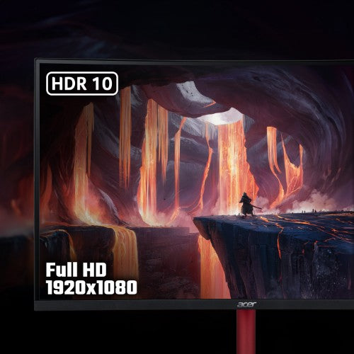 Acer NITRO XZ2 Nitro XZ272S3 curved gaming monitor - 27", 1500R, Full HD, 180Hz, 1ms, FreeSync Premium, DisplayHDR 400, HDMI & DP