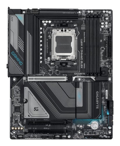 GIGABYTE X870 GAMING X WIFI7 Motherboard - Supports AMD Ryzen 9000 CPUs, 16+2+2 phases VRM, up to 8000MHz DDR5 (OC), 1xPCIe 5.0 + 2xPCIe 4.0, Wi-Fi 7, 2.5GbE LAN, USB 4