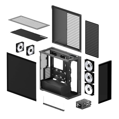 ARCTIC Xtender (Mirror Black) Premium E-ATX PC Case