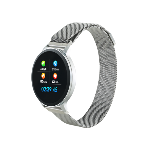 Canyon CNS-SW71SS smartwatch / sport watch 3.1 cm (1.22") 42 mm Silver