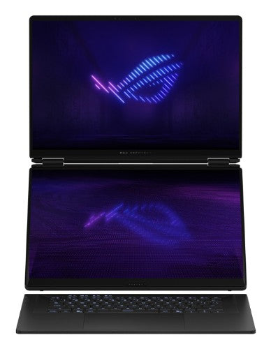 ASUS ROG Zephyrus Duo GX651AX-SR004W Intel Core Ultra 9 386H Hybrid (2-in-1) 40.6 cm (16") Touchscreen 3K 64 GB LPDDR5x-SDRAM 2 TB SSD NVIDIA GeForce RTX 5090 Wi-Fi 7 (802.11be) Windows 11 Home Grey