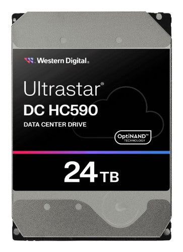 Western Digital DC HC590 internal hard drive 24 TB 7200 RPM 3.5" Serial ATA