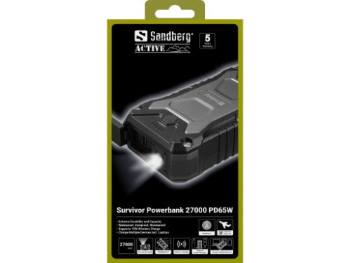 Sandberg Survivor Powerbank 27000 PD65W